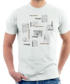 Casper The Friendly Ghost Cartoon Frame Montage Men’s T-Shirt