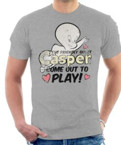 Casper The Friendly Ghost Come Out And Play Men’s T-Shirt