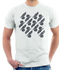 Casper The Friendly Ghost Flying Pattern Men’s T-Shirt