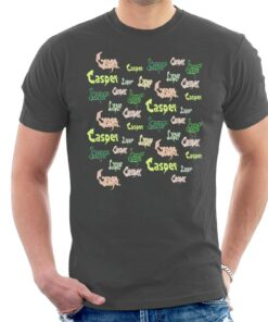 Casper The Friendly Ghost Logo Fonts Men’s T-Shirt