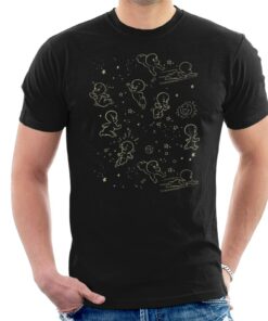 Casper The Friendly Ghost Night Stars Men’s T-Shirt