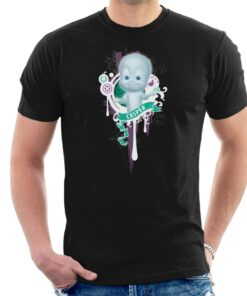 Casper The Friendly Ghost School Emblem Men’s T-Shirt