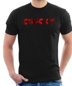 Child’s Play Chucky Logo Bold Face Men’s T-Shirt