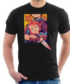 Child’s Play Chucky Wanna Play Knife Men’s T-Shirt
