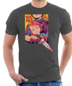 Child’s Play Chucky Wanna Play Knife Men’s T-Shirt