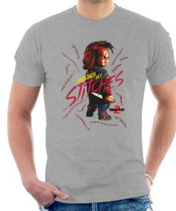 Chucky Childs Play 2 Snitches Get Stitches Men’s T-Shirt